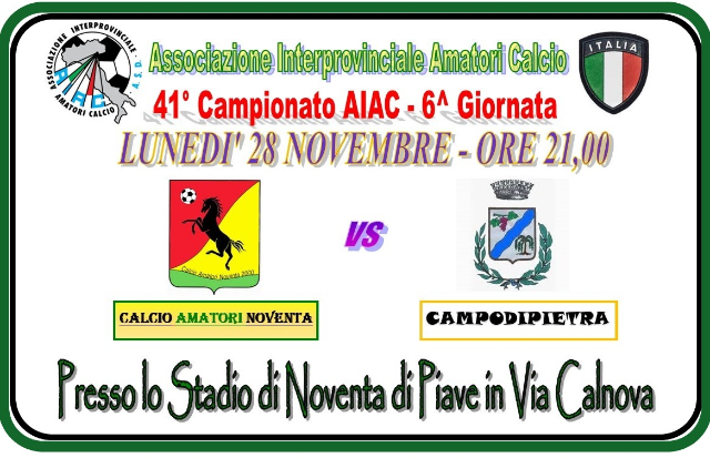 41° Campionato AIAC: NOVENTA -CAMPODIPIETRA