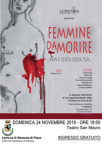 25 novembre  Giornata internazionale per l'eliminazione della violenza contro le donne